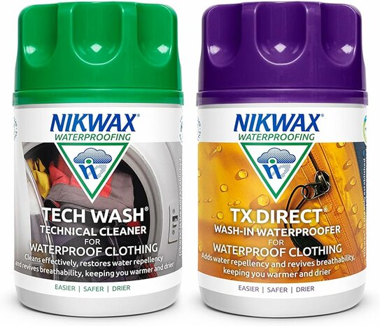 Nikwax Tech Wash en TX. Direct Twin Pack 2x100ml 