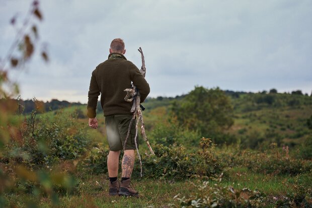 Härkila Zephyr Camo Fleece - Grizzly brown