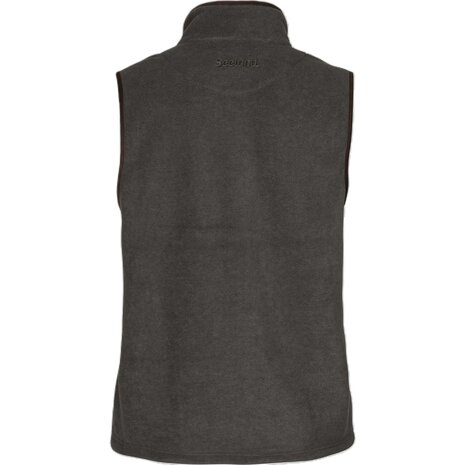 Seeland Woodcock Earl Fleece Waistcoat - Dark grey melange