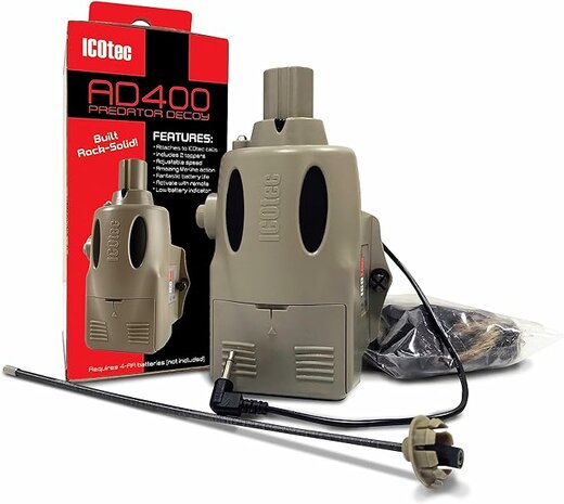 Icotec NOMAD+ Programmeerbare lokker met afstandsbediening en Bluetooth/ europese ganzen, kraaien en vossen geluiden