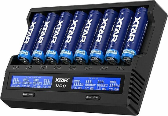 Xtar VC8 Batterijlader
