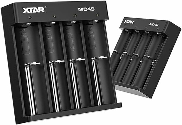 XTAR MC4S batterijlader 18650