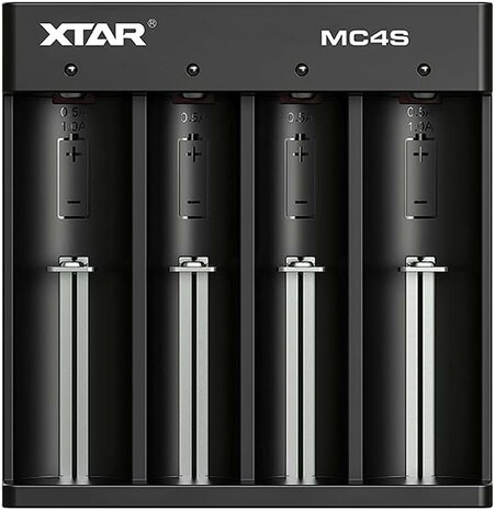 XTAR MC4S batterijlader 18650