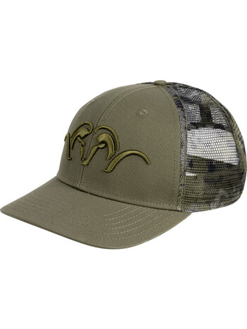 Blaser Mesh camo pet donker olijf kleur.