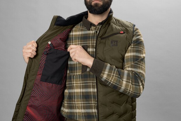 Härkila Clim8 Insulated Waistcoat - Willow green