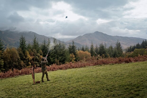 Härkila Rannoch HWS Shooting Jacket - Willow green