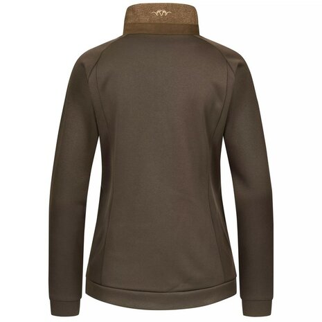  231011-112/657 Blaser dames fleece jas Kora donker bruin