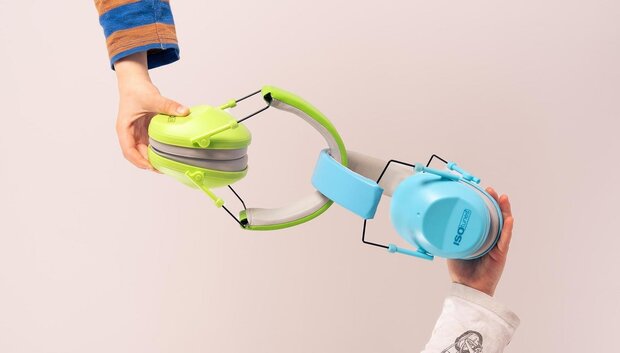 ISOtunes Junior Defender gehoorsbescherming groen