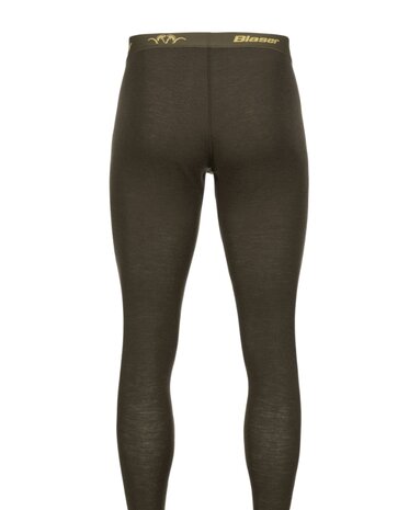Blaser Merino Base Layer Tights Jonar, dark bown 