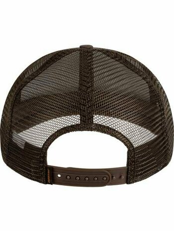 80412763 Blaser leather badge cap dark brown