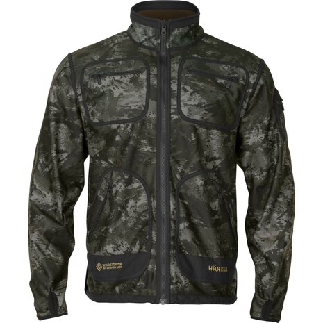 Härkila Kamko NOCTYX WSP Reversible Fleece Jacket – Ultieme Winddichte Jachtfleece met AXIS MSP® Black Cam