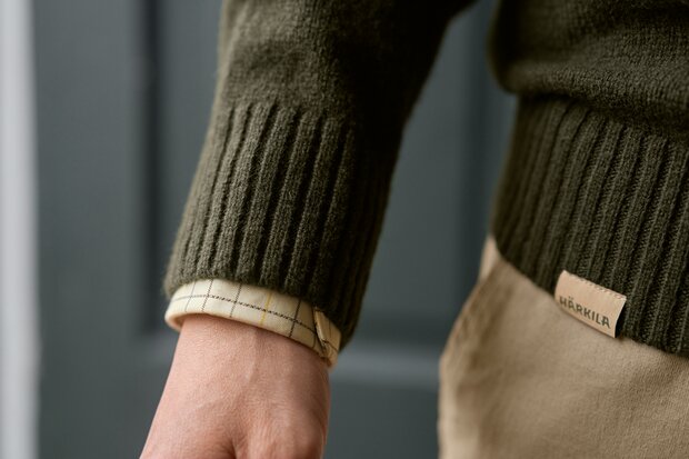 Härkila Vincent Merino V-Neck Trui Rosin