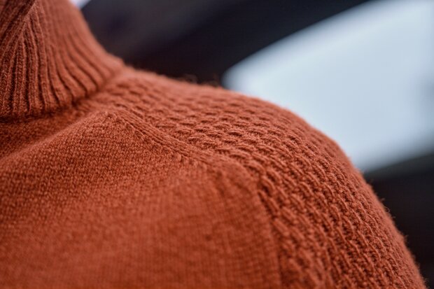 Härkila Vincent Merino Half Zip Pullover - Bombay brown