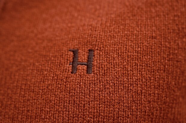 Härkila Vincent Merino Half Zip Pullover - Bombay brown