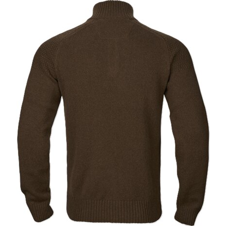 Härkila Vincent Merino Half Zip Pullover - Demitasse brown