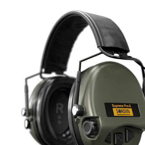 Sordin Supreme Pro-X SFA Groen 31Decibel demping!