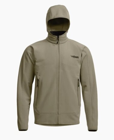 Sitka Alpha Fleece Hooded Jacket - Buckskin