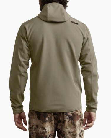 Sitka Alpha Fleece Hooded Jacket - Buckskin