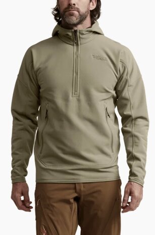 Sitka Alpha Fleece Hoodie - Buckskin