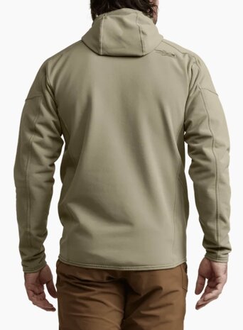 Sitka Alpha Fleece Hoodie - Buckskin