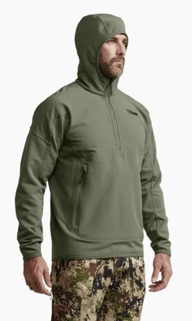 Sitka Alpha Fleece Hoodie - Oliv