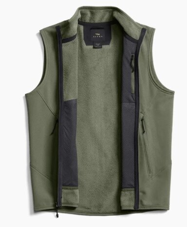 Sitka Alpha Fleece Vest - Olive Green