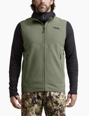 Sitka Alpha Fleece Vest - Olive Green