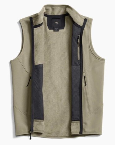 Sitka Alpha Fleece Vest - Buckskin