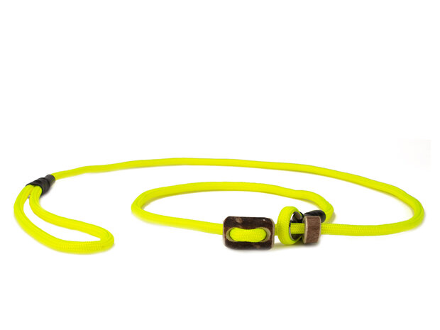 Mystique® Field trial moxon Lijn 8mm 150cm Neon Geel  met hoornstopper