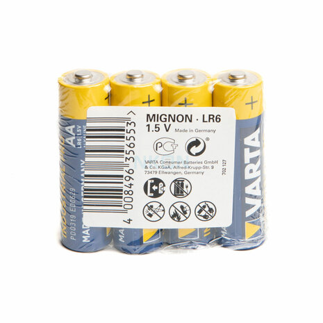 Varta Industrial Pro AA (LR06) Alkaline batterijen (40 stuks)