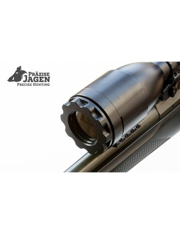 Präzise Jagen Sluitingkap Klein Met Glas (voor klemadapter tot Ø61)