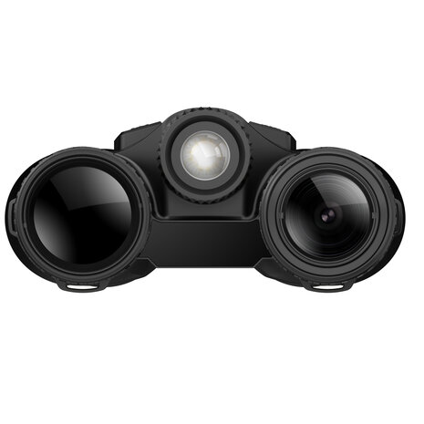 PIXFRA Draco D335-4K LRF – Multispectrale Warmtebeeld & Nachtzicht Verrekijker met Laserafstandsmeter