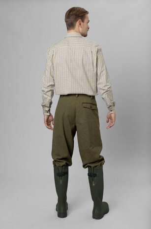 403048005 Seeland Oxford shooting shirt  classic blue/classic brown check