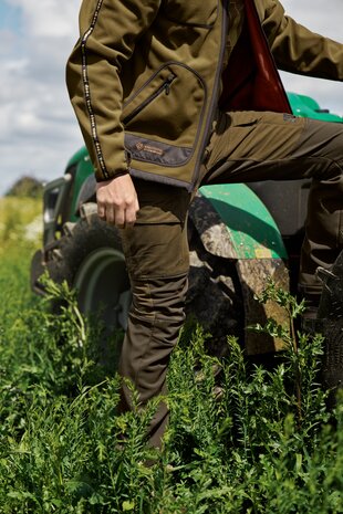 101480091 Harkila scandinavian trousers dark olive willow green