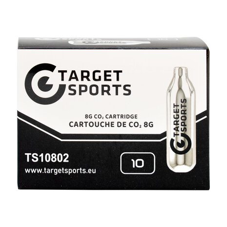 8gr CO2 patronen  CO2 cartridges 8 gram  Target Sports CO2 patronen  CO2 patronen luchtpistool  CO2 gascapsules 8g  Longtail va