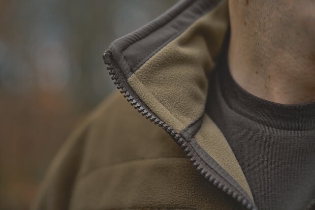 202501019 Kamko fleece Dark antique bronze/Willow green