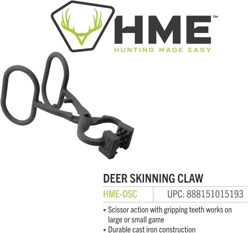 HME Viltang  Deer Skinning Claw – Efficiënt en veilig wild villen