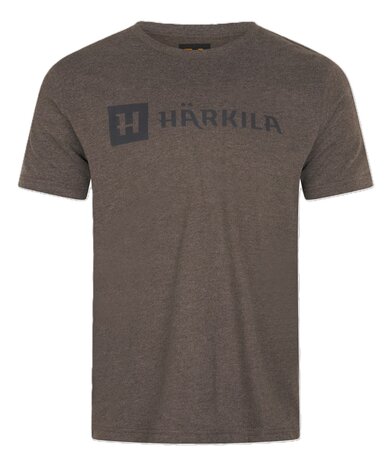H&auml;rkila Identity S/S T-Shirt - Brown Melange