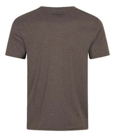 H&auml;rkila Identity S/S T-Shirt - Brown Melange