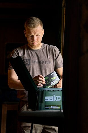 H&auml;rkila Identity S/S T-Shirt - Brown Melange