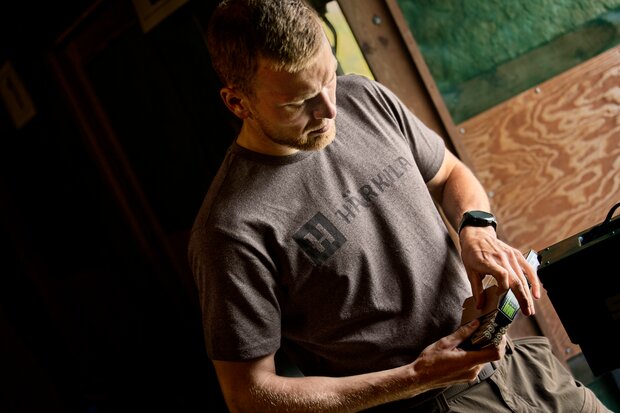 H&auml;rkila Identity S/S T-Shirt - Brown Melange