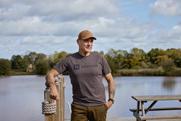 H&auml;rkila Identity S/S T-Shirt - Brown Melange