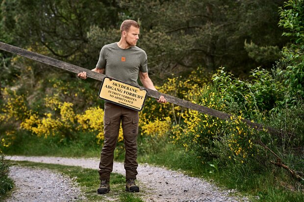 H&auml;rkila Instinct S/S T-Shirt - Green Melange
