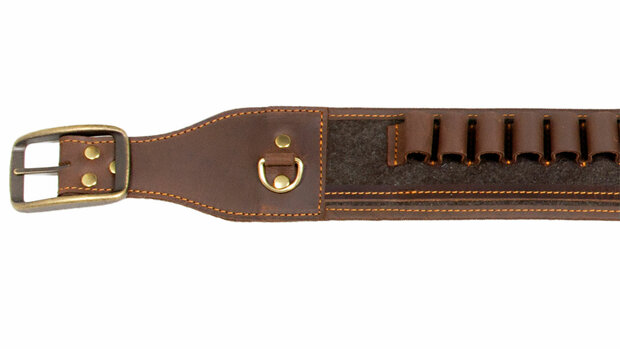 AKAH Patroneng&uuml;rtel B&uuml;ffel-Leder mit Loden