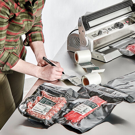 Landig jachtetiketten Z01050 voor vacu&uuml;mzakken &ndash; etiketten voor wildvlees en wildbraad