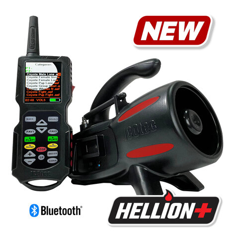 HELLION+ Programmeerbare vossen en ganzen geluidsslokker  met Bluetooth en GCX+ Afstandsbediening