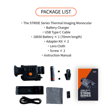 RIX Optics STRIDE ST3 Lite Warmtebeeld Monoculair