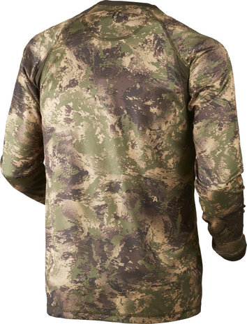 1601015 Härkila Lynx L/S t-shirt, AXIS MSP® Forest green