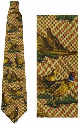 Das (Zijde) Grote fazanten bruin