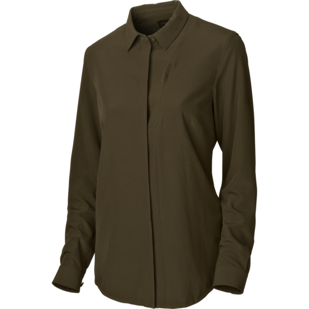 Artikel:&nbsp;1401112&nbsp;Harkila Herlet Tech dames overhemd Willow green&nbsp;